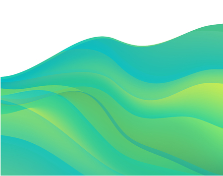 Colorful texture. Green wavy layout. Element for designのイラスト素材