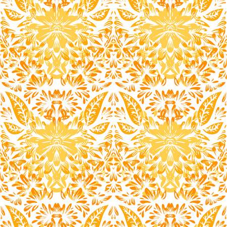 Seamless colorful pattern with hearts. Valentine's day background.の写真素材