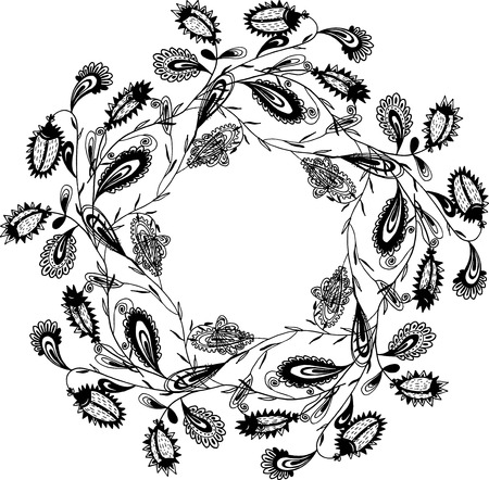 Sketched flowers. Design element for greeting cards, invitations, webの写真素材
