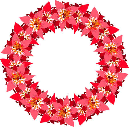 Bright flowers. Design element for greeting cards, invitations, webの写真素材