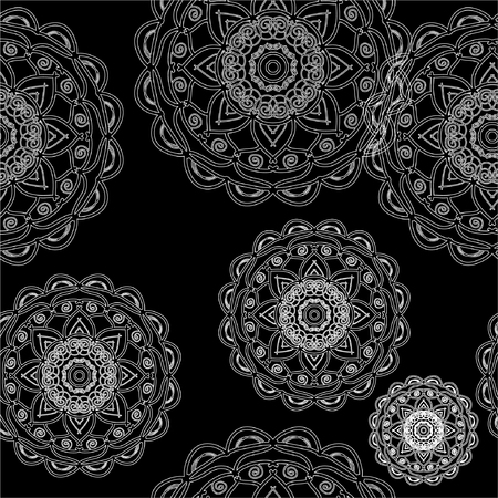 Abstract black and white background for posters, wallpapers, web, presentations, printsのイラスト素材