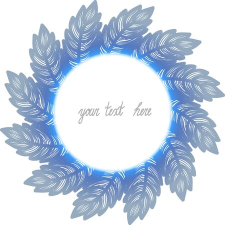 Ornamental card with mandala. Vintage decorative elements. Hand drawn background.のイラスト素材