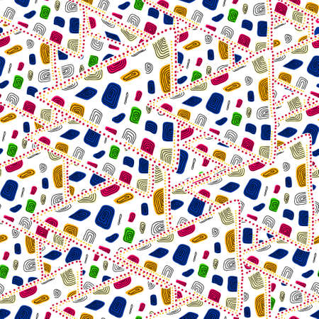 Abstract multicolored texture. Element for design. Ornamental backdrop. Ornate decor for wallpaper.のイラスト素材