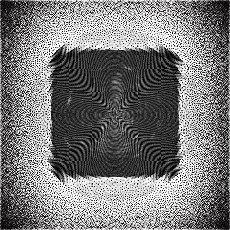 Abstract dotted black and white grunge background. Grain texture.のイラスト素材