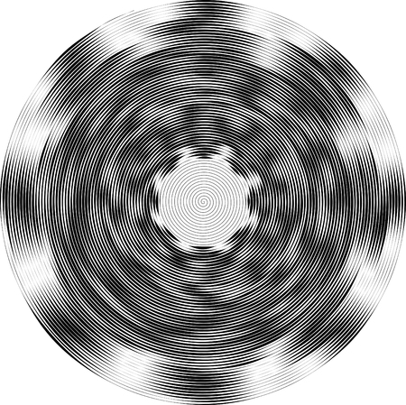 Abstract black spiral design element.のイラスト素材