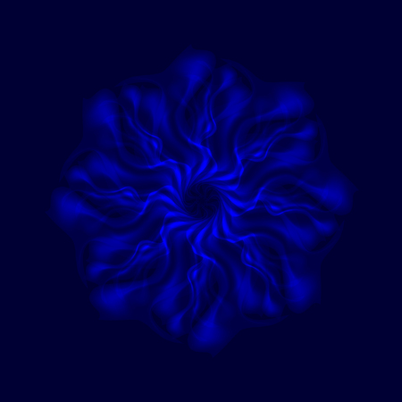 Abstract blue decorative background template for design.のイラスト素材