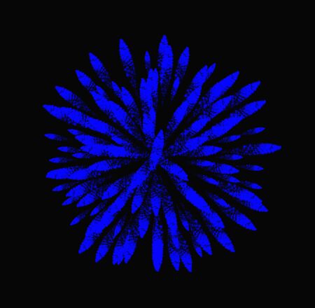 Abstract blue decorative background template for design.のイラスト素材