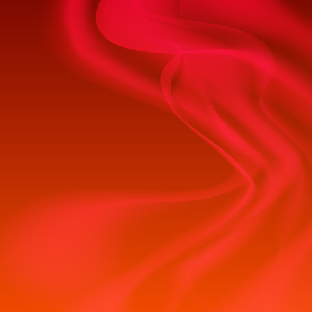 Abstract bright red wavy background. Decorative texture.のイラスト素材