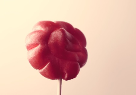 Sweet colorful lollipopの写真素材
