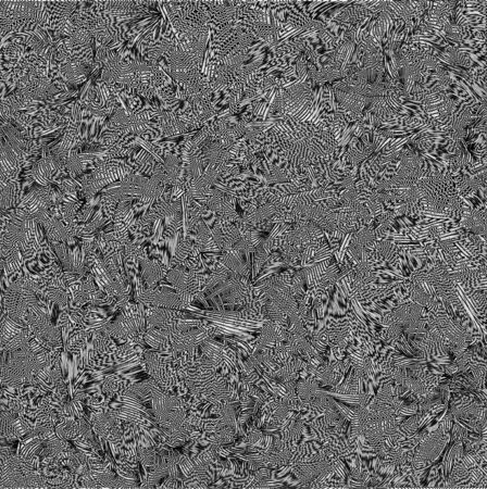 Black and white wavy hand drawn illustration in doodles style.の写真素材