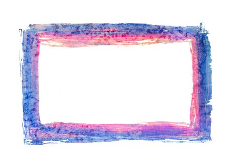 Watercolor bright hand painted abstract background. Handmade aged paper texture. Grunge overlay. Can be used for cards, invitations, web, clothing, textile, vintage poster, banner, scrapbook.の写真素材