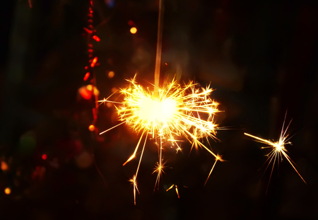 Bengali fire. Festive new year background.の写真素材