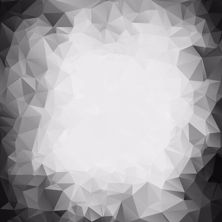 Abstract geometric background of triangular polygons. Vector illustration. Retro mosaic triangle trendy pattern for web, business template, brochure, card, poster, banner design.のイラスト素材