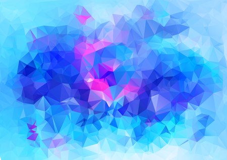 Abstract geometric background of triangular polygons. Vector illustration. Retro mosaic triangle bright trendy pattern for web, business template, brochure, card, poster, banner design.のイラスト素材