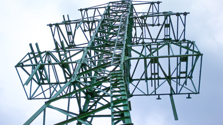 Electrical substation details. Terminal connection.の写真素材