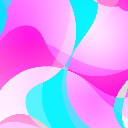 Colorful abstract bright background with colorful wavy lines and shapes. Decorative design texture.のイラスト素材