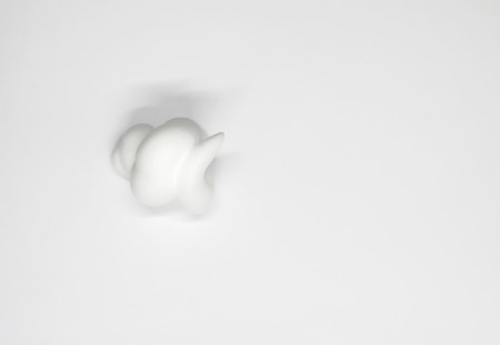 Sample of moisturizing cream on white background.の写真素材