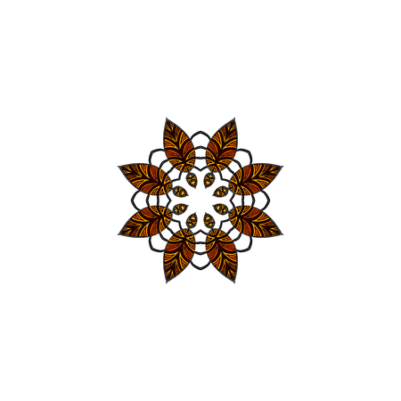 Abstract ornamental design element.のイラスト素材
