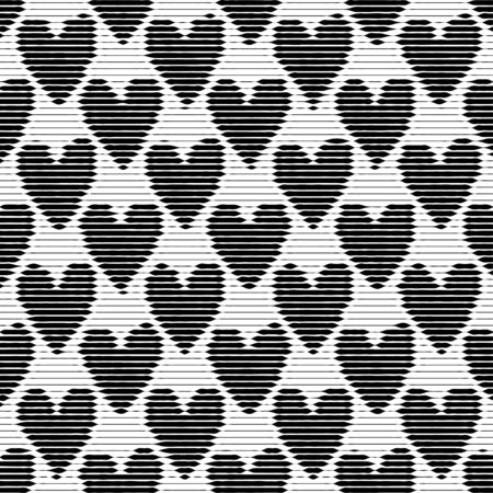 Abstract background with hearts. Grunge texture. Not seamless.のイラスト素材