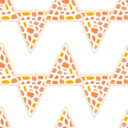 Seamless texture. Decorative background. Colorful vector pattern for textile, stationery, wallpaperのイラスト素材