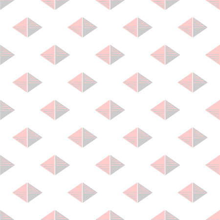 Seamless decorative pattern. Abstract rhombus shape background.