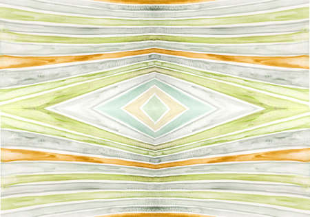 Watercolor striped creative texture. Artistic hand painted symmetrical colorful background. Soft...