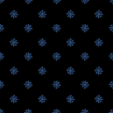 Seamless pattern with snowflakes. Abstract decorative vector background. Colorful design for wallpaper, textile, stationery, scrapbook.のイラスト素材