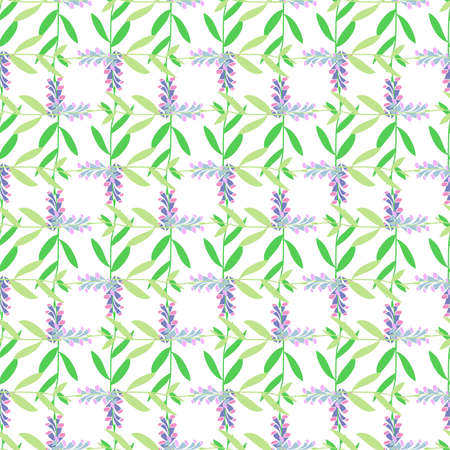 Seamless floral pattern. Decorative background with floral elements. Vector illustration.