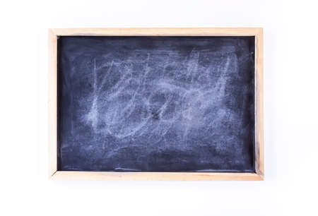Chalkboard on a white background.の写真素材