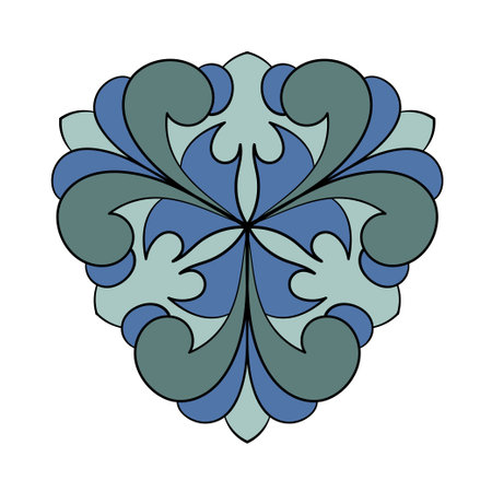 Abstract colorful vector ornament.のイラスト素材