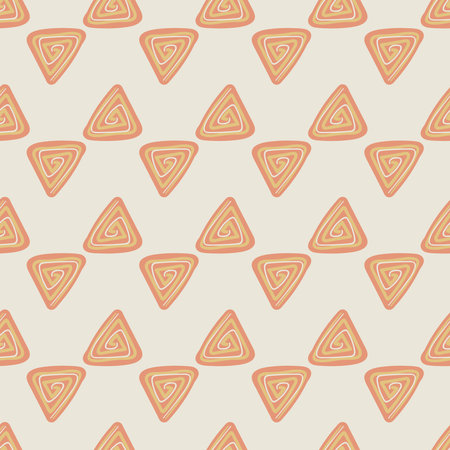 Contemporary pattern with abstract graphic elements. Vector seamless pattern for surface design.のイラスト素材