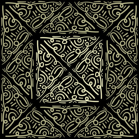 Contemporary seamless pattern. Decorative background in minimalist style. Vector illustration for textile, scrapbook, surface design.のイラスト素材