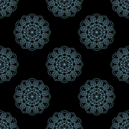 Contemporary seamless pattern. Decorative background in minimalist style. Vector illustration for...