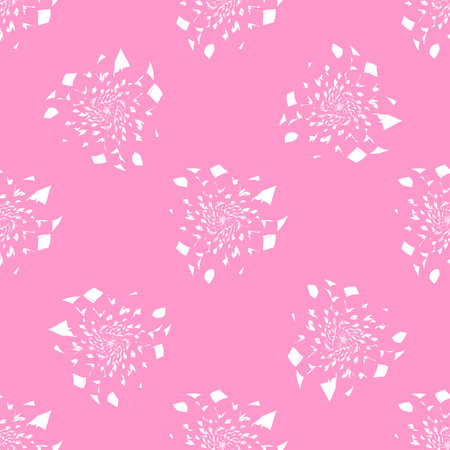 Abstract seamless pattern with ornaments. Vector illustration. Decorative texture for surface design.のイラスト素材