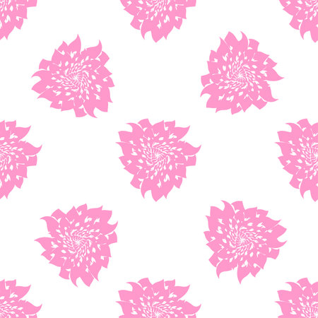 Abstract seamless pattern with ornaments. Vector illustration. Decorative texture for surface design.のイラスト素材