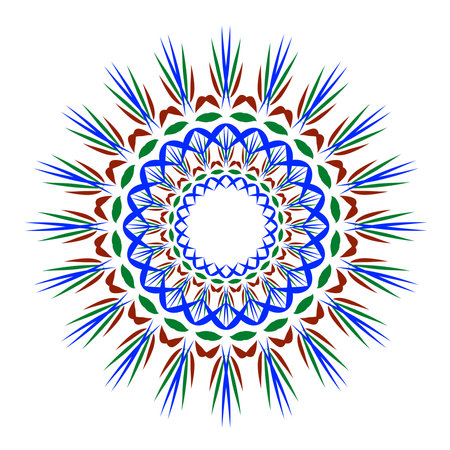 Abstract decorative ornament. Vector illustration.のイラスト素材