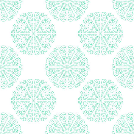 Seamless texture. Colorful decorative pattern with abstract ornaments.のイラスト素材