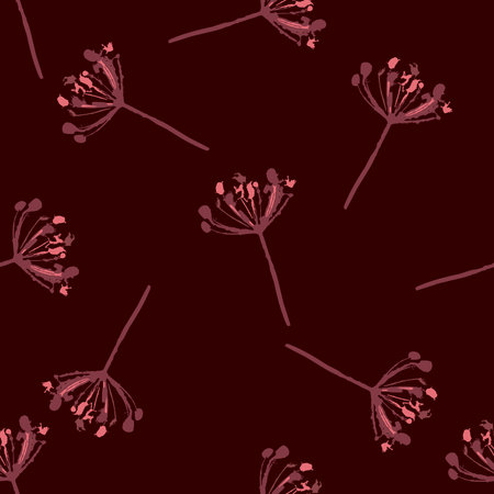 Seamless background with hand drawn elements. Vector pattern.のイラスト素材