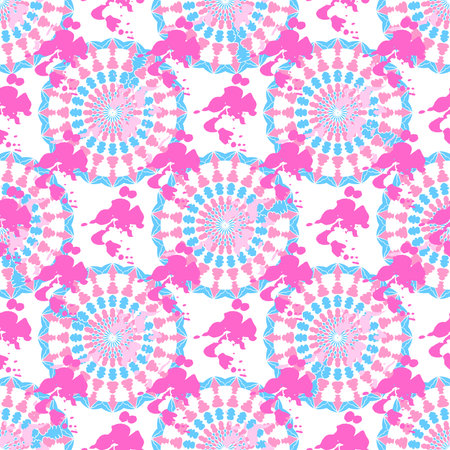 Abstract seamless background for textile, wallpaper, packaging, scrapbook, wrapping paper, web pages. Vector texture.のイラスト素材