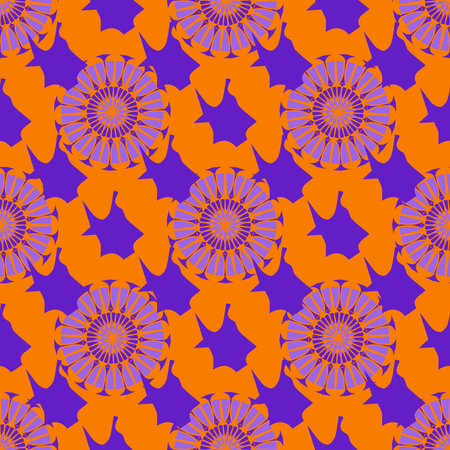 Abstract seamless background for textile, wallpaper, packaging, scrapbook, wrapping paper, web pages. Vector texture.のイラスト素材