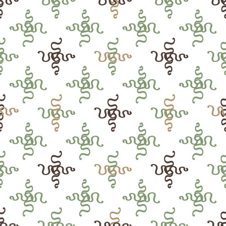 Seamless vector background with abstract elements. Minimalistic style pattern.のイラスト素材