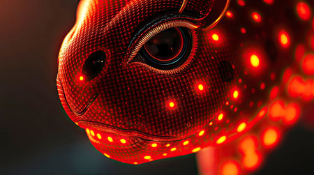 Shiny background with abstract glitter glow.の素材