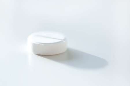 Macro vitamin on light background. Conveys purity, health, and energy.の写真素材