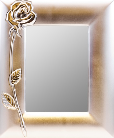 vertical rectangular frame for pictureの写真素材