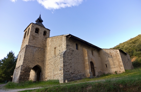 Church of Lombillo,Campo of Ponferradaの写真素材