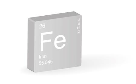 Iron Element,vector illustration のイラスト素材