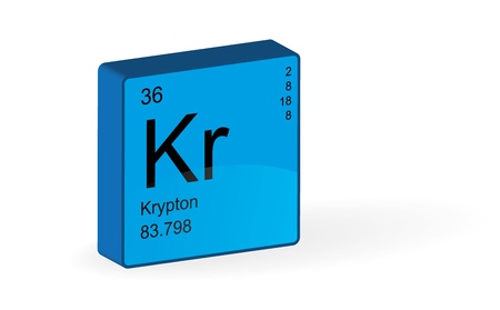 Krypton Element,illustration 