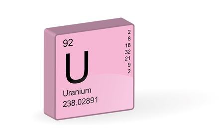 Uranium Element,illustration のイラスト素材