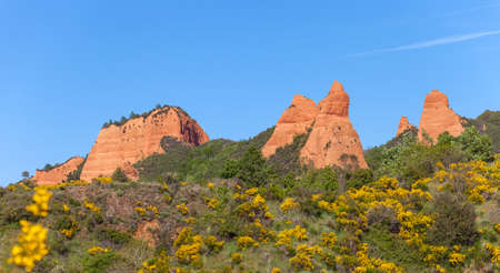 View of  Las Medulas  Ancient Roman Mines, Leon, Spain 