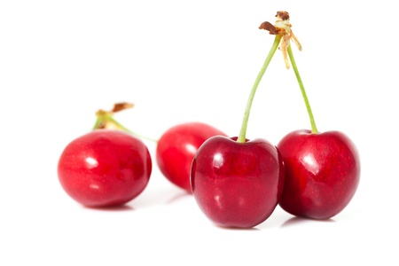 Cherry Berry iSolated on White Background の写真素材